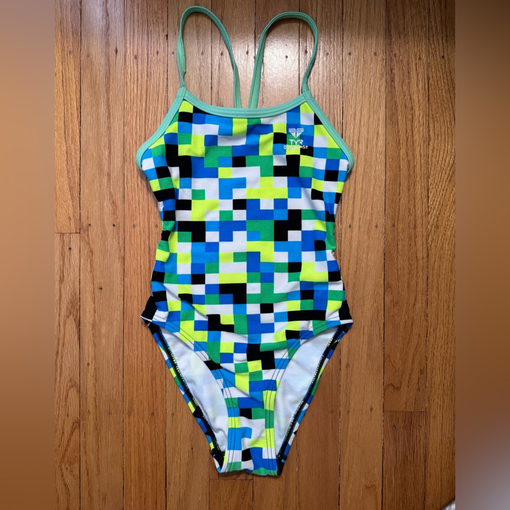 TYR multicolor training swimsuit size 26